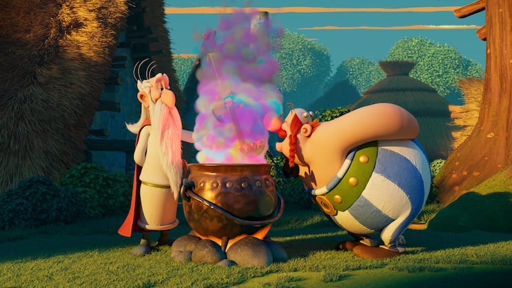 Nein, Obelix bekommt auch diesmal keinen Zaubertrank, denn er ist als Kind reingefallen.